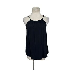 Gap black halter neck cami tank top size small